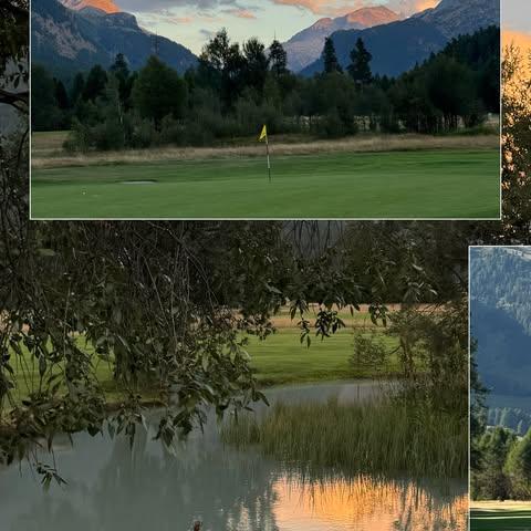 Instagram-Beitrag Golf Engadin